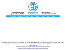 Tablet Screenshot of edwardsroad.org